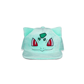 Pokémon Plüsch Snapback Cap Bulbasaur