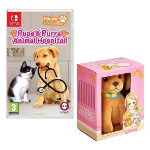 Pups & Purrs Animal Hospital Videospiel mit Plüschfigur Hund