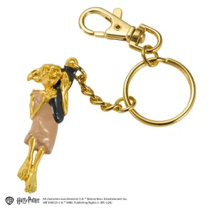 Harry Potter Metall Schlüsselanhänger Dobby goldfarben 11 cm