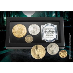 Harry Potter Replik Gringotts Bank Muenzen Set