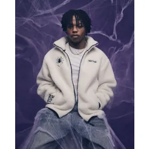 Hunter x Hunter Sherpa Jacke White