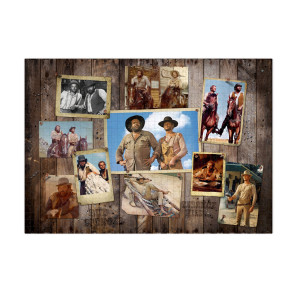 Bud Spencer & Terence Hill Puzzle "Western Photo Wall" (1000 Teile)