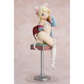Hatsukoi Ribbon PVC Figur 1/6 Yuu White cat Ver. 25 cm