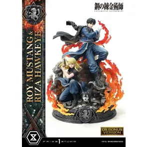 Fullmetal Alchemist Concept Masterline Statue 1/6 Roy Mustang & Riza Hawkeye Deluxe Bonus Version 50 cm