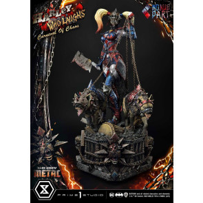 Dark Nights: Metal Museum Masterline Series Statue 1/3 Harley Quinn Who Laughs Concept Design by Caelos D`anda Deluxe Bonus Version 78 cm