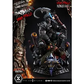 Dark Nights: Death Metal Museum Masterline Statue 1/3 Lobo Batman: Batman Who Frags Deluxe Bonus Version 81 cm