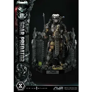 The Alien vs. Predator Museum Masterline Series Statue 1/3 Scar Predator 93 cm