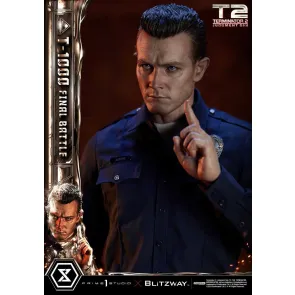 Terminator 2 Museum Masterline Series Statue 1/3 T-1000 Final Battle Deluxe Version 73 cm