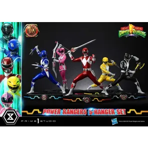 Mighty Morphin Power Rangers Premium Masterline Statuen 5er-Set 1/4 Deluxe Bonus Version 62 cm