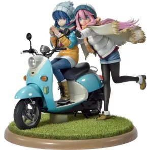 Laid-Back Camp Prisma Wing PVC Statue 1/7 Nadeshiko Kagamihara & Rin Shima 24 cm
