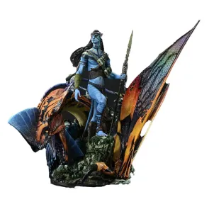 Avatar (Film) Real Elite Masterline Series Statue 1/4 Jake Sully & The Great Leonopteryx 87 cm 