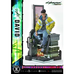 Cyberpunk: Edgerunners Real Elite Masterline Series Statue 1/4 David Deluxe Bonus Version 58 cm  