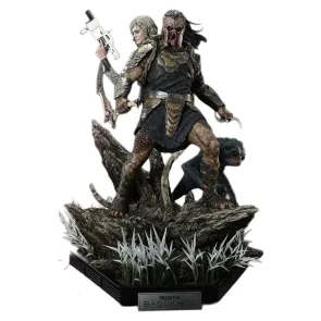 Predator Real Elite Masterline Statue 1/3 Badlands Dek & Thia Deluxe Version 87 cm