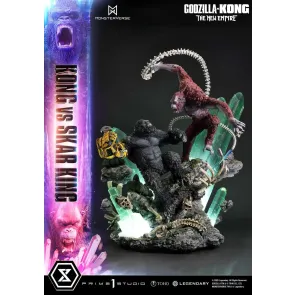 Godzilla x Kong: The New Empire Ultimate Diorama Masterline Series Statue Kong vs Skar King Bonus Version 104 cm