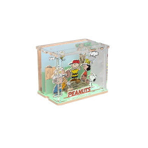 Die Peanuts Puremind DIY Bauset Mini Scene Baseball Time