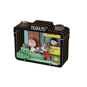 Die Peanuts Puremind Modellbausatz Wooden Theater Summer Snapshot