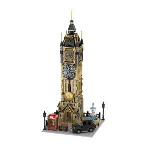 Pantasy 85008 Steampunk Clock Tower Park Klemmbaustein-Set (2460 Teile)