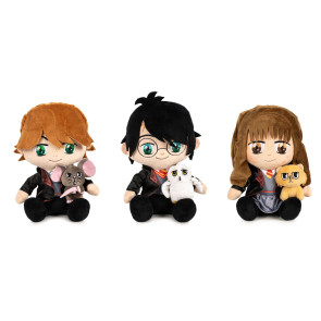 Harry Potter Plüschfiguren Set Sitting with Animals 25 cm Sortiment (12)