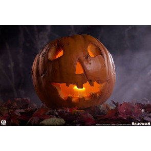 Halloween Kürbis Jack-O-Lantern Statue mit Beleuchtung 31 cm