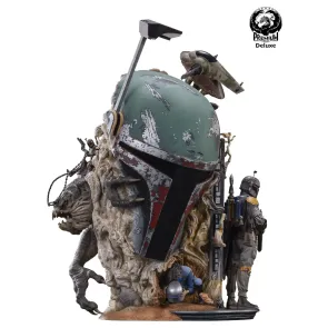 Star Wars Das Imperium schlägt zurück Fine Art Büste Boba Fett Deluxe Edition 50 cm 
