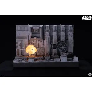 Star Wars Movie Moments Mini Scale Diorama Trench Run 23 cm