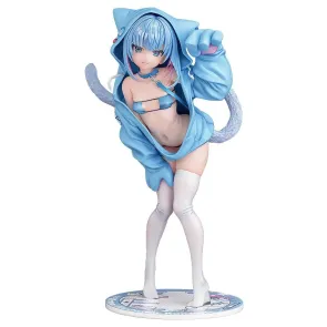 Virtual illustrator Kanzarin PVC Figur 1/6 kanzarin-chan: Cat-Eared Hoodie Ver. 26 cm