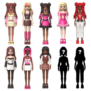 Dress To Impress Mystery Minipuppen 10 cm Series 1 Display (18)
