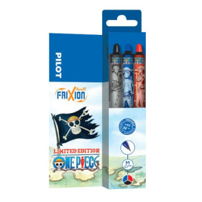 One Piece Tintenroller 3er-Pack FriXion Ball+ Limited Edition LE 0.7