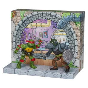 Teenage Mutant Ninja Turtles: Remastered Actionfiguren Raphael vs. Rocksteady