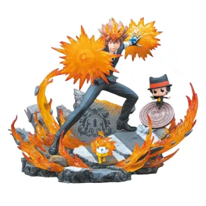 Reborn Resin Statue 1/6 Tsuna, Reborn & Natsu 37 cm