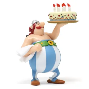 Asterix PVC Figur Obelix Alles Gute zum Geburtstag 8,5 cm