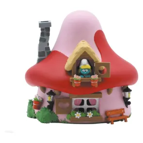 Die Schlümpfe: Spardose Mushroom House Smurfette 15 cm