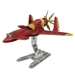 Royal Space Force: The Wings of Honnêamis Plastic Model Kit 1/72 Honneamise Oukoku Air Force Fighter Schira-DOW 3rd (Single Seat Type) 21 cm 