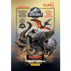 Jurassic World Roar Trading Cards Starterset *Deutsche Version*
