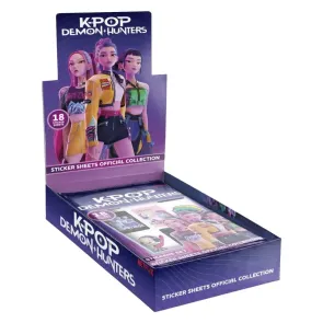 KPop Demon Hunters Sticker Sheets Display Box (18)