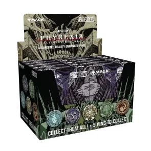 Magic: The Gathering Ansteck-Pins Blind Box Mystery Phyrexia Infected Lands Sortiment (10)