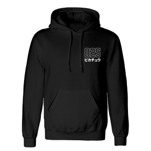 Pokemon Kapuzenpullover Halftone Pikachu Größe M