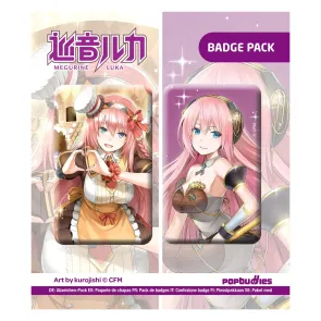Vocaloid Ansteck-Button 2er-Pack Megurine Luka (Art by kurojish)