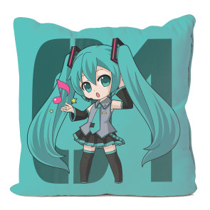 Vocaloid Kissenbezug Hatsune Miku 50 x 50 cm