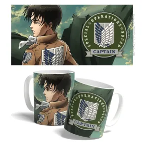 Attack on Titan Tasse Levi Squad Captain 325 ml