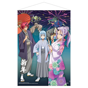 That Time I Got Reincarnated as a Slime Wandrolle New Year's Celebrations 50 x 70 cm