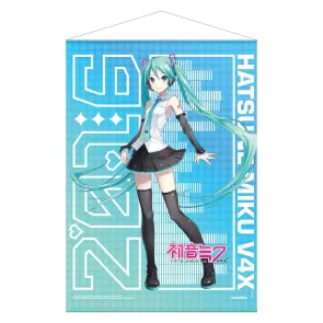 Hatsune Miku Wandrolle V4x Fabric 50 x 70 cm