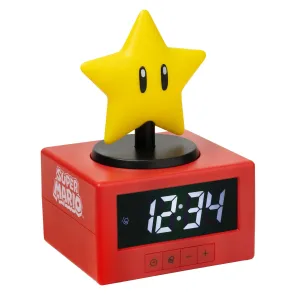 Super Mario Icon Wecker Super Star 15 cm