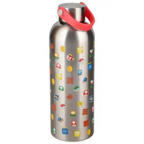 Super Mario Metall Trinkflasche mit Trageschlaufe