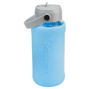 Minecraft Glas Trinkflasche mit Hülle