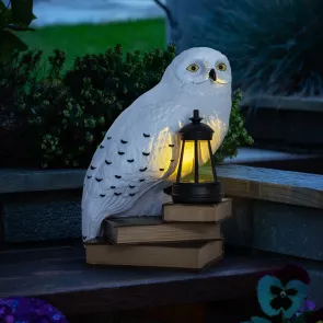 Harry Potter LunaGlo Leuchte Hedwig Gnome 