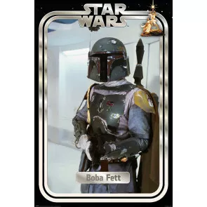Star Wars Poster Set Boba Fett Retro Packaging 61 x 91 cm (4)