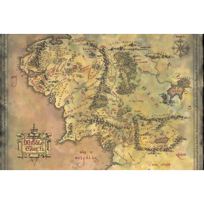 Herr der Ringe Poster Set Middle Earth 61 x 91 cm (4)