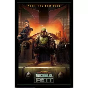 Star Wars: The Book of Boba Fett Poster Set Meet the new Boss 61 x 91 cm