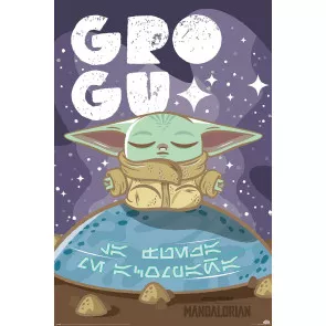 Star Wars: The Mandalorian Poster Set Grogu Cuteness 61 x 91 cm (4)